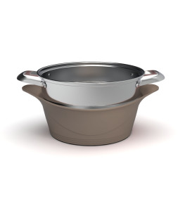 Stoommandje voor de Ongelooflijke 33 cm Braadpan COOKUT | Roestvrij Staal | Zonder PTFE