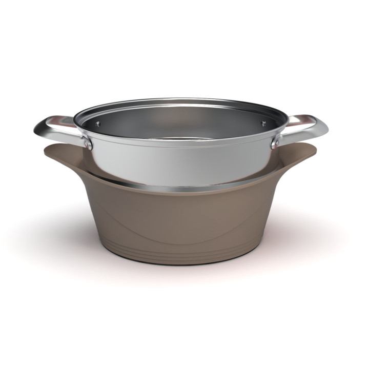 Cestello per cottura a vapore per l'Incredibile Casseruola da 33 cm COOKUT | Acciaio Inossidabile | Senza PTFE