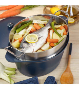 Panier vapeur  pour l'Incroyable Cocotte 33 cm COOKUT | Acier inoxydable | Sans PTFE
