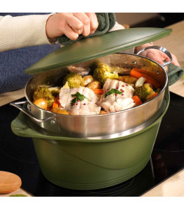 Panier vapeur  pour l'Incroyable Cocotte 33 cm COOKUT | Acier inoxydable | Sans PTFE