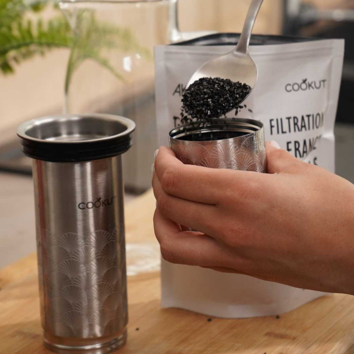Recharge naturelle | Carafe filtrante | COOKUT