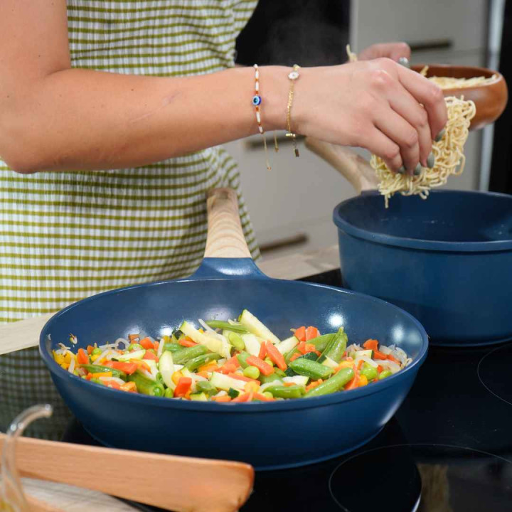 De Ongelooflijke 24 cm Pan COOKUT | Antiaanbaklaag | Zonder PTFE