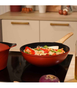 L'Incroyable Wok 28 cm COOKUT | Antiadhérente | Sans PTFE
