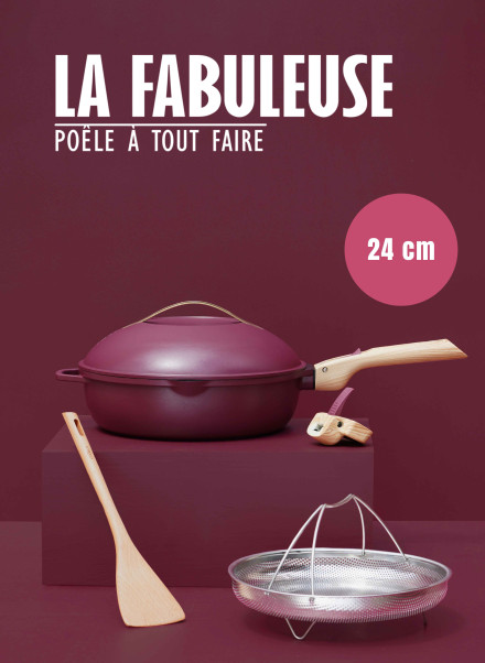 La Fabuleuse Poêle à tout faire | 24 cm ou 28 cm | COOKUT