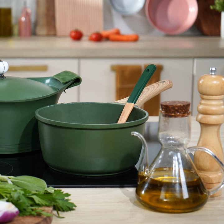 The Incredible 20 cm Saucepan with Fixed Handle COOKUT | PTFE-Free