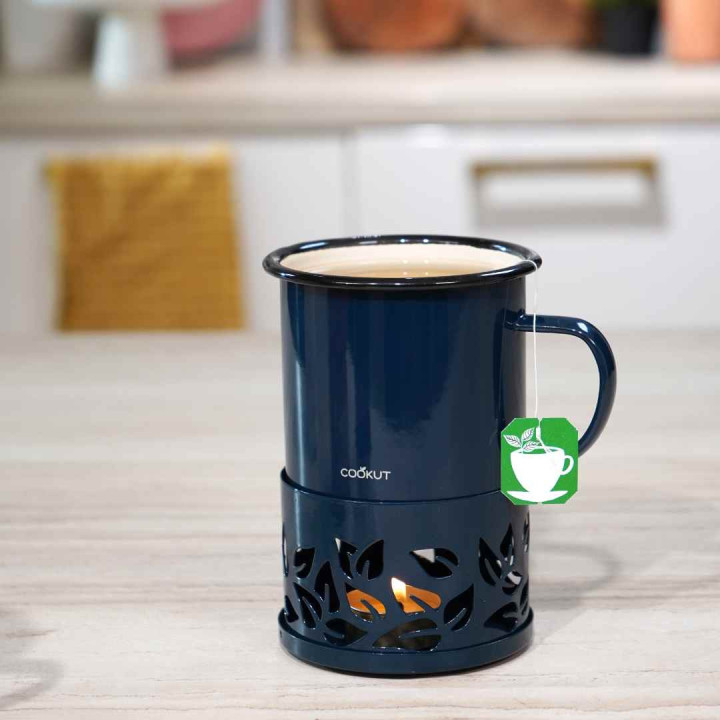 Mug chauffant café et thé à la bougie | Cookut