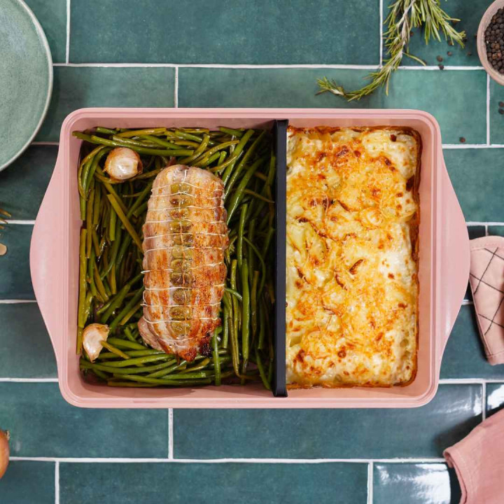 The Incredible Baking Dish with Patented Divider | PFAS-Free | COOKUT