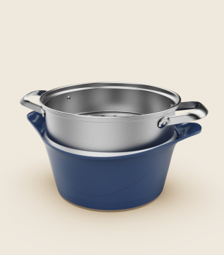 PANIER VAPEUR INOX POUR COCOTTE 33CM