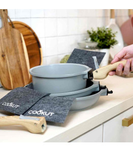 Feutrines de protection pour vos poêles et casseroles | COOKUT