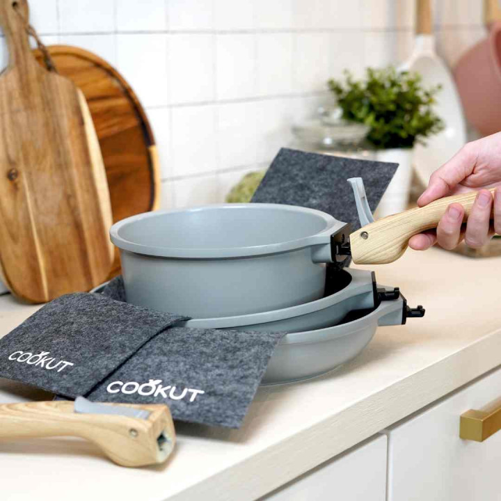 Feutrines de protection pour vos poêles et casseroles | COOKUT