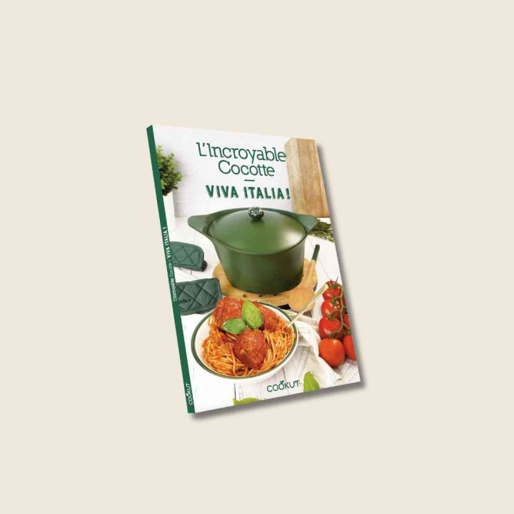 Livre de recettes italiennes à cuisiner dans l'Incroyable Cocotte | COOKUT