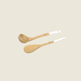 Set cuillère et louche en bois | COOKUT