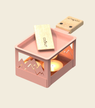 Raclette à la bougie pliable à l'unité