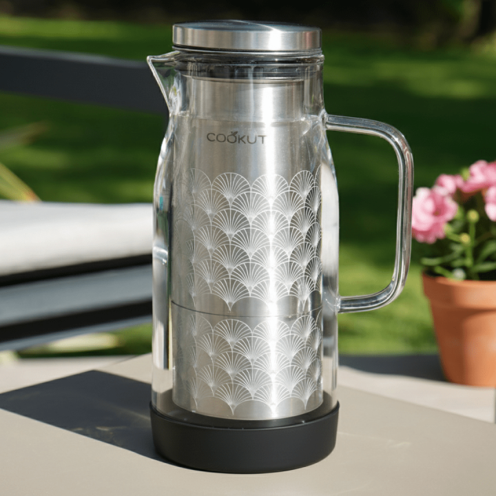 Plastikfreie Filterkaraffe 1,2 L