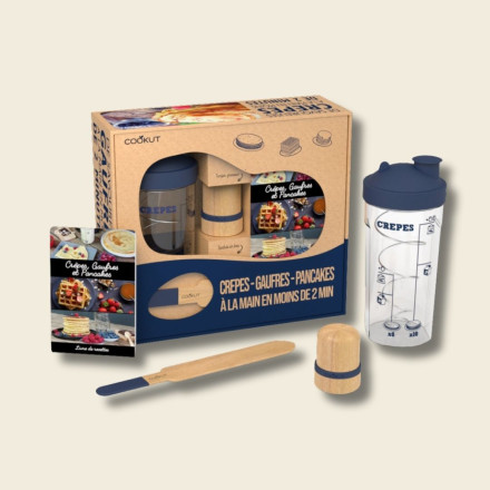 Miam Factory, pancake, crepe, and waffle shaker set