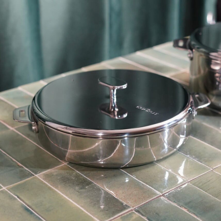 Couvercle 24 cm Inox | Édition Miroir | Cookut