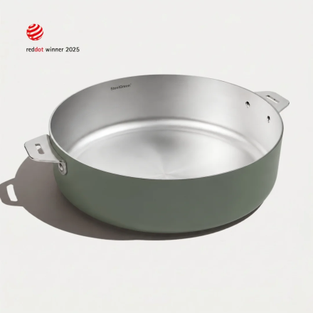 The Marvellous stainless steel deep pan | 28 cm | Cookut