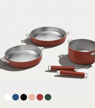 Lot 3 pièces inox