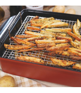 Double grille de cuisson pour plat à four |Cookut