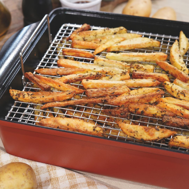 Double grille de cuisson pour plat à four |Cookut