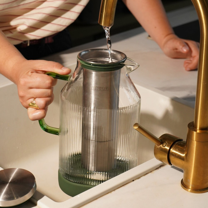 Akua Water Filter Jug | Plastic-Free Water | COOKUT