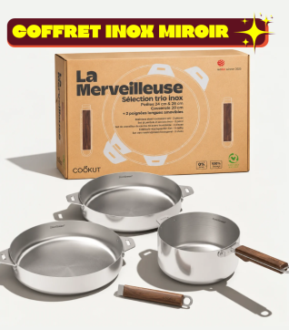 Coffret 3 pièces inox - Édition Miroir