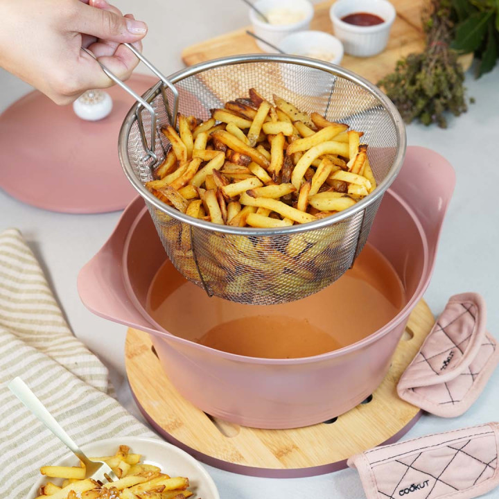 Cestello di cottura e frittura per casseruola da 24 o 28 cm