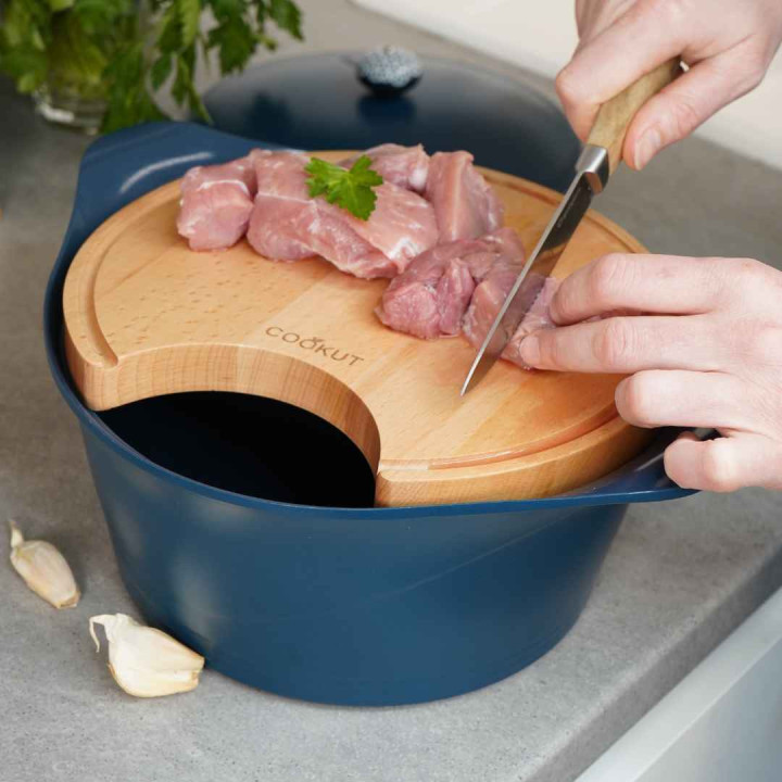 Snijplank voor Cocotte 24 of 28 cm | COOKUT
