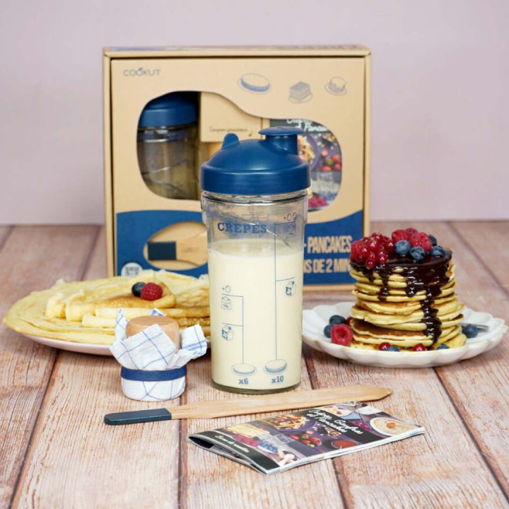 Miam Factory, pancake, crepe, and waffle shaker set