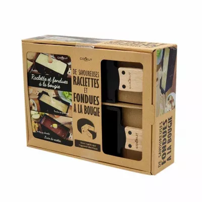 Coffret raclette et fondue à la bougie